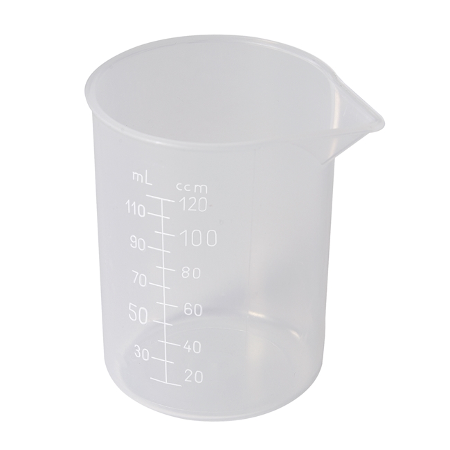 Bécher gradué 120 ml, PP